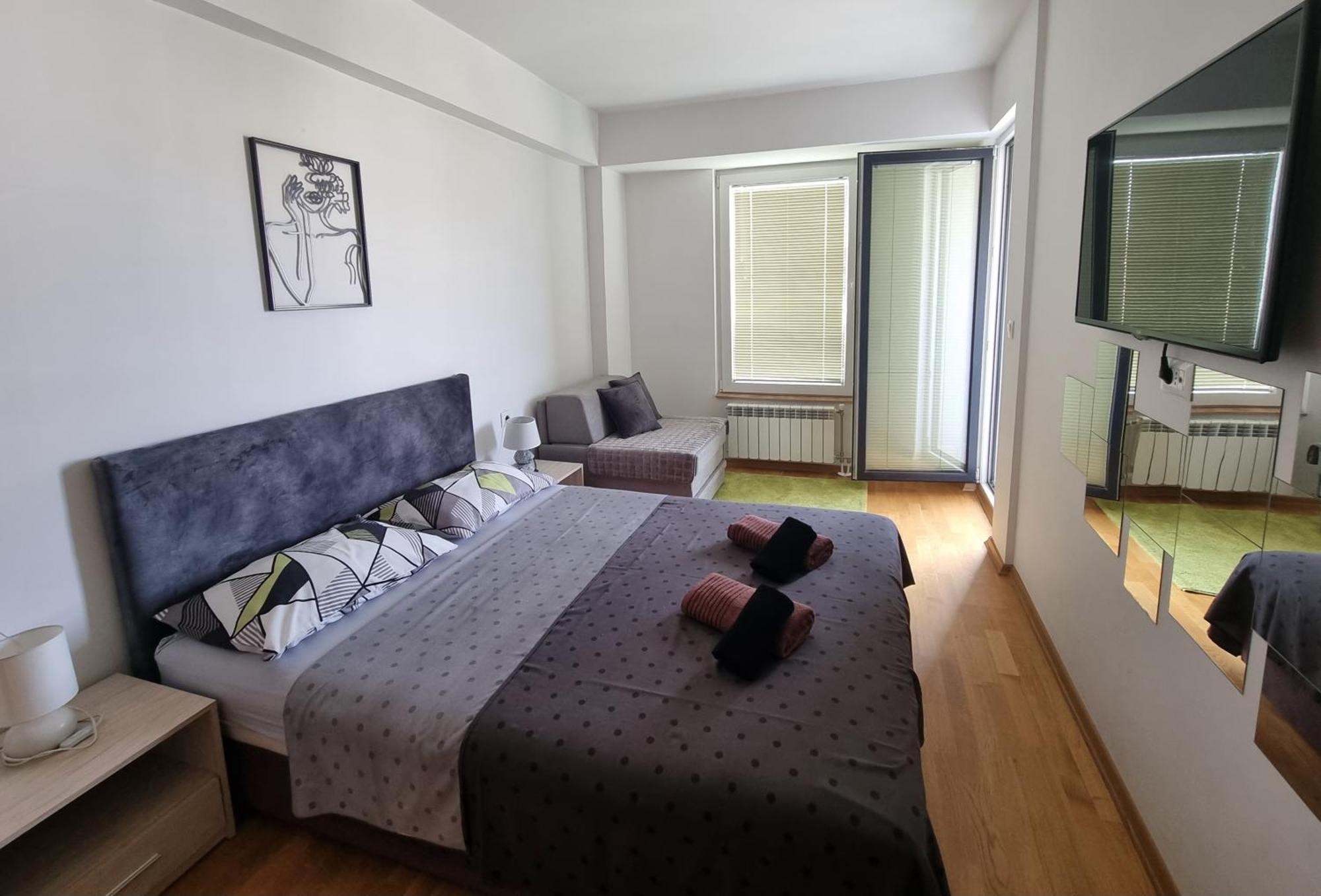 Modern & Trendy Apartment Szkopje Kültér fotó